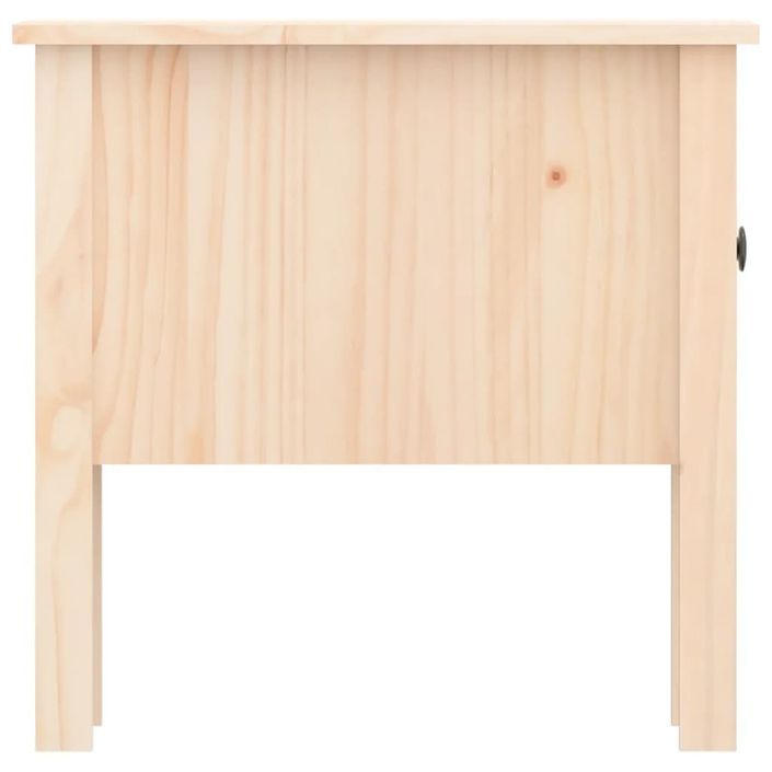 Table d'appoint 50x50x49 cm Bois massif de pin - Photo n°8