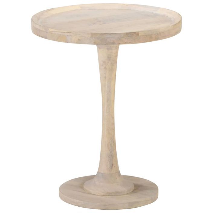 Table d'appoint Ø60x75 cm Bois de manguier massif - Photo n°1