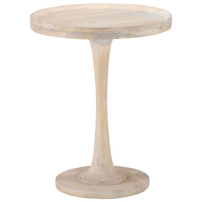 Table d'appoint Ø60x75 cm Bois de manguier massif - Photo n°7