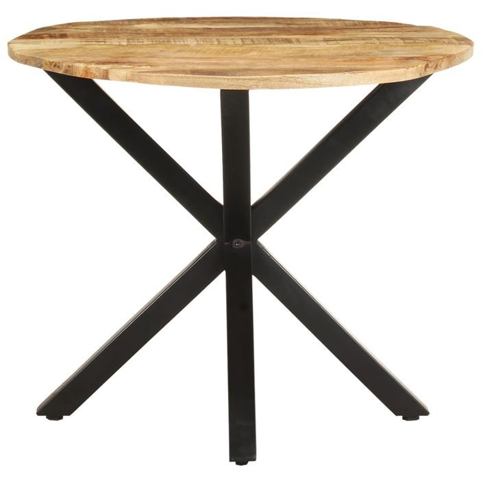 Table d'appoint 68x68x56 cm Bois de manguier massif - Photo n°2