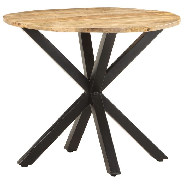 Table d'appoint 68x68x56 cm Bois de manguier massif - Photo n°7