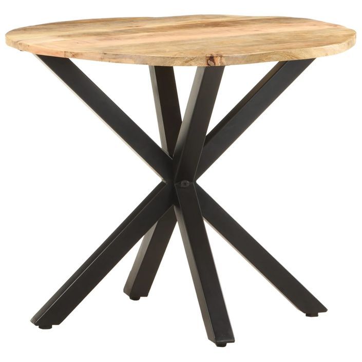 Table d'appoint 68x68x56 cm Bois de manguier massif - Photo n°8