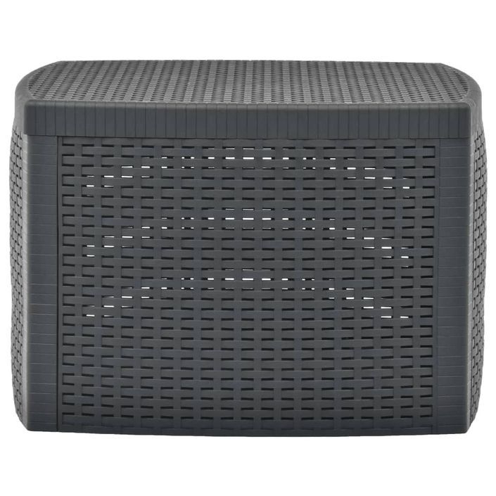 Table d'appoint Anthracite 54x54x36,5 cm Plastique - Photo n°3