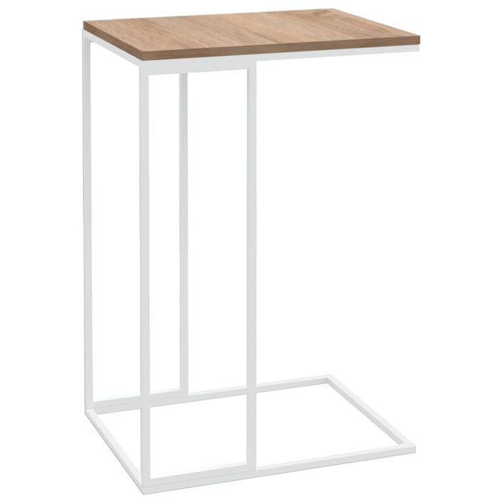 Table d'appoint Blanc 40x30x59 cm - Photo n°1