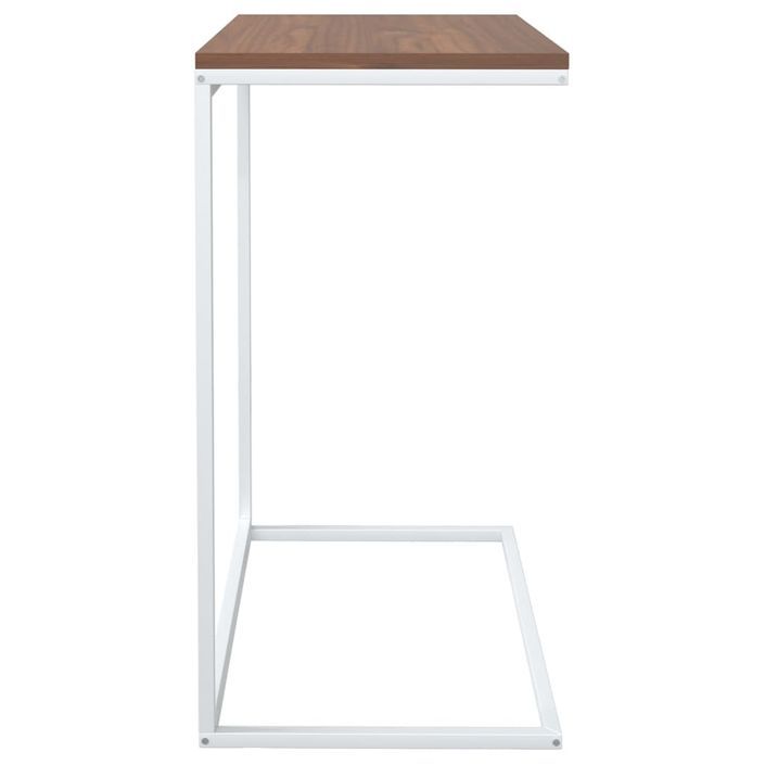 Table d'appoint Blanc 55x35x66 cm Bois d'ingénierie - Photo n°4