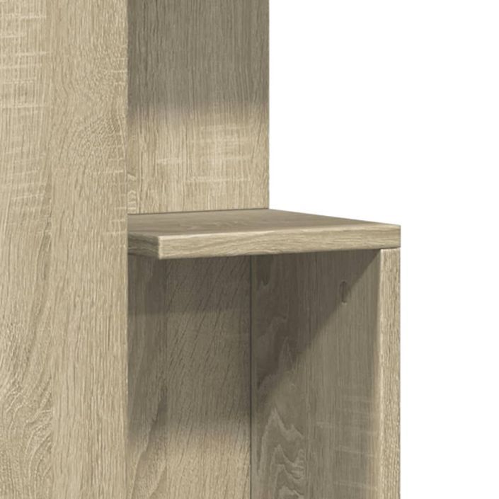 Table d'appoint chêne sonoma 35x35x60 cm bois d'ingénierie - Photo n°8