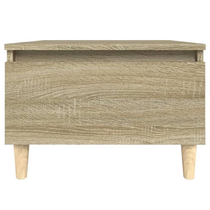 Table d'appoint Chêne sonoma 50x46x35 cm Bois d'ingénierie - Photo n°6