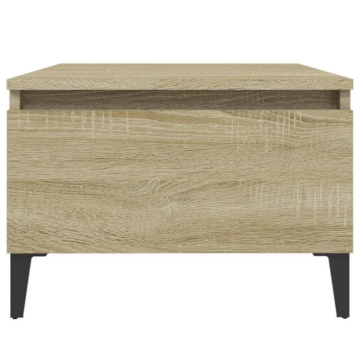 Table d'appoint Chêne sonoma 50x46x35 cm Bois d'ingénierie - Photo n°6