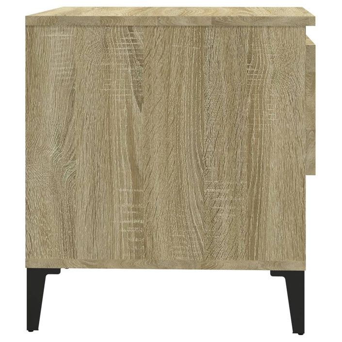 Table d'appoint Chêne sonoma 50x46x50 cm Bois d'ingénierie - Photo n°8