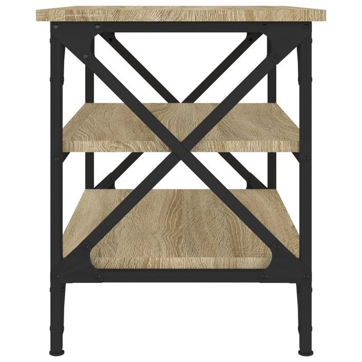 Table d'appoint Chêne sonoma 55x38x45 cm Bois d'ingénierie - Photo n°6