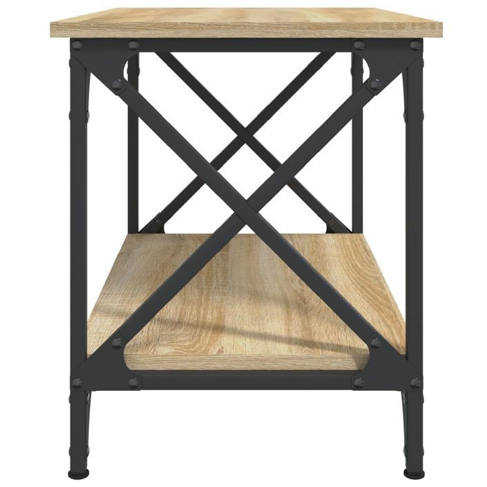 Table d'appoint Chêne sonoma 55x38x45 cm Bois d'ingénierie - Photo n°5