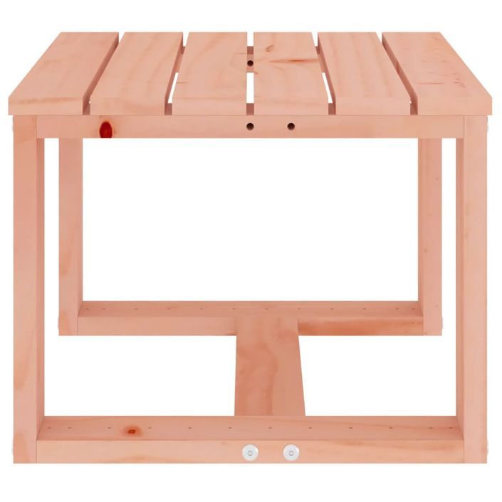 Table d'appoint de jardin 40x38x28,5 cm bois massif de douglas - Photo n°4