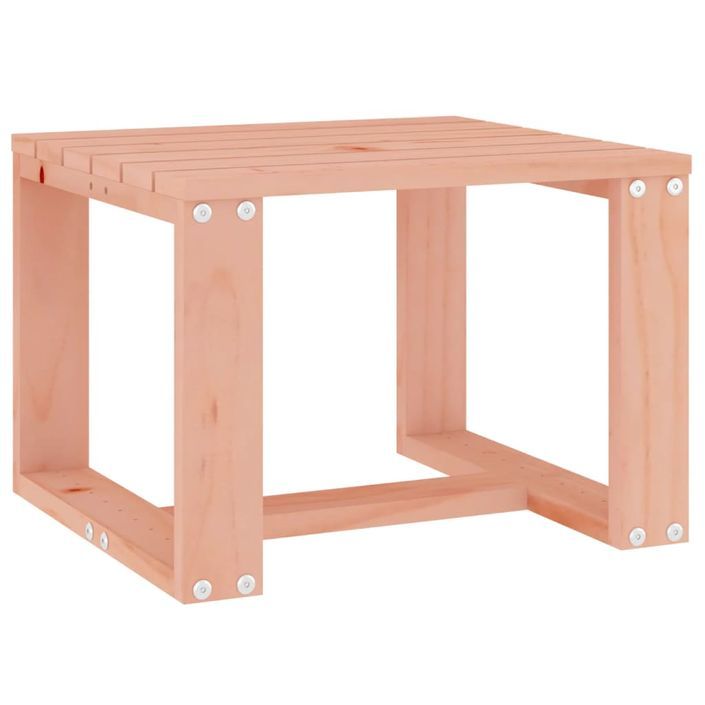 Table d'appoint de jardin 40x38x28,5 cm bois massif de douglas - Photo n°5