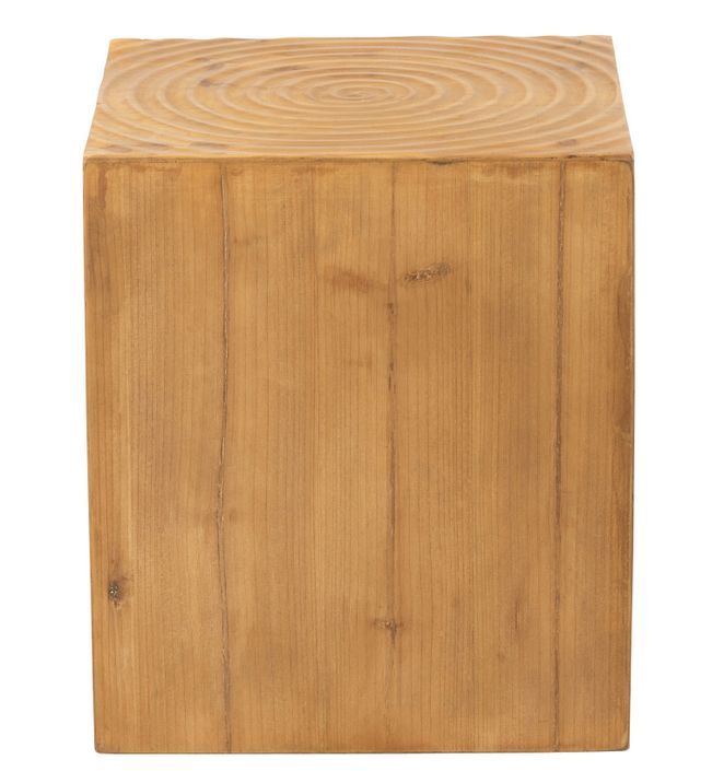 Table d'appoint en bois naturel Cecilia L 40 cm - Photo n°2