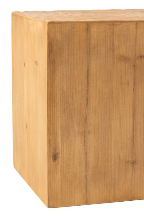 Table d'appoint en bois naturel Cecilia L 40 cm - Photo n°4