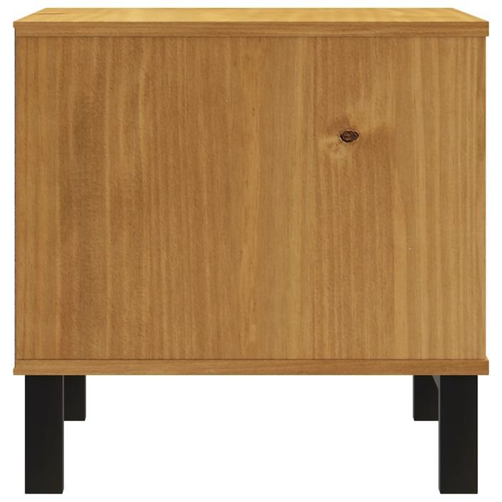 Table d'appoint FLAM 50x50x50 cm bois de pin massif - Photo n°6