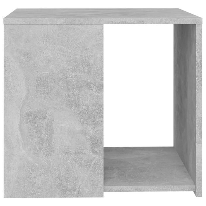 Table d'appoint Gris béton 50x50x45 cm - Photo n°4