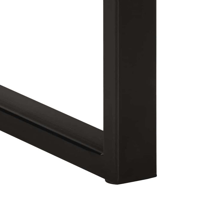 Table d'appoint multicolore 35x35x50cm bois massif récupération - Photo n°8
