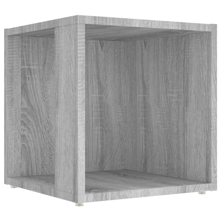 Table d'appoint Sonoma gris 33x33x34,5 cm Bois d'ingénierie - Photo n°1