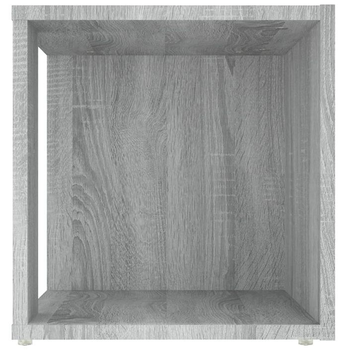 Table d'appoint Sonoma gris 33x33x34,5 cm Bois d'ingénierie - Photo n°5