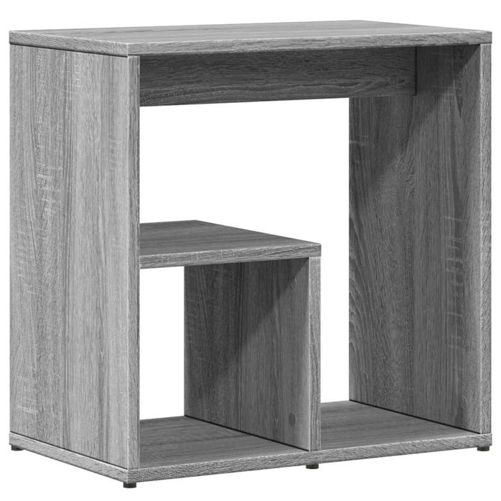 Table d'appoint Sonoma gris 50x30x50 cm Bois d'ingénierie - Photo n°1