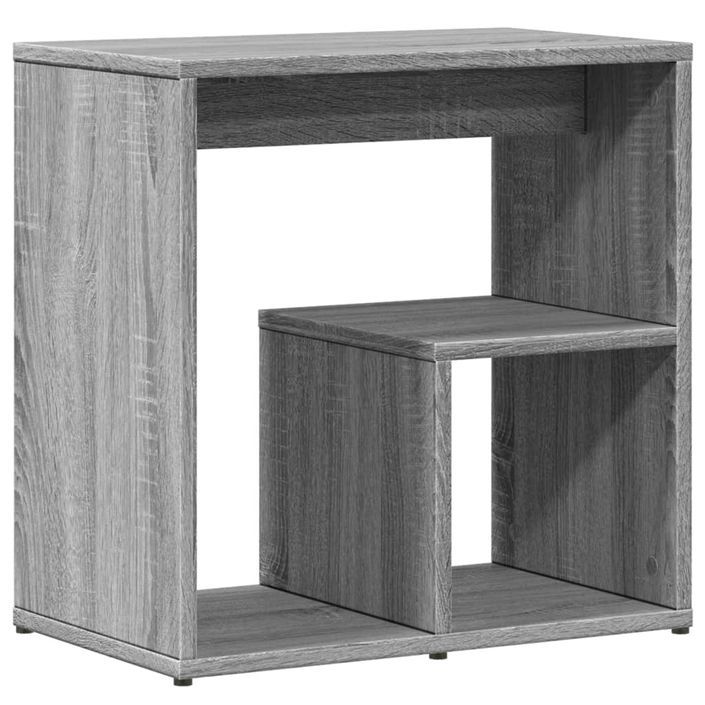 Table d'appoint Sonoma gris 50x30x50 cm Bois d'ingénierie - Photo n°7