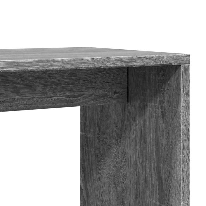 Table d'appoint Sonoma gris 50x30x50 cm Bois d'ingénierie - Photo n°8