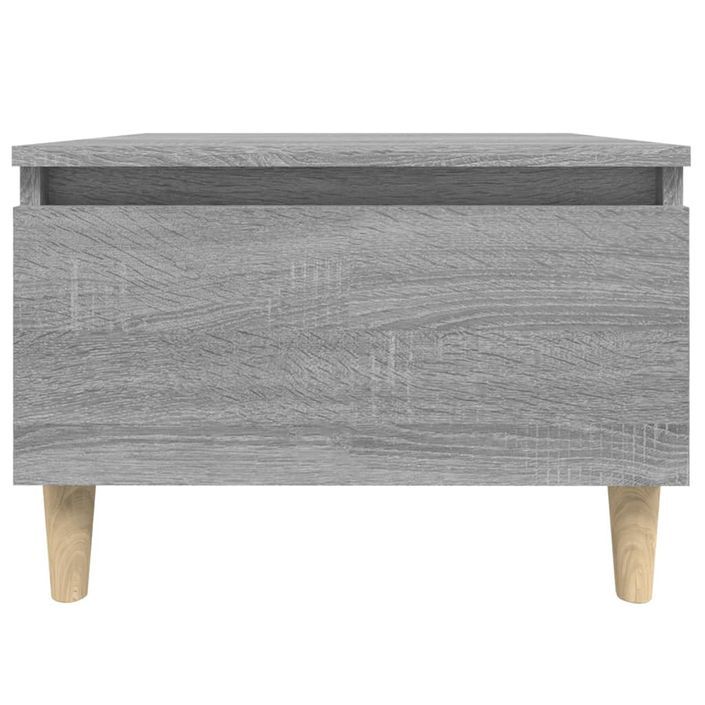 Table d'appoint Sonoma gris 50x46x35 cm Bois d'ingénierie - Photo n°6