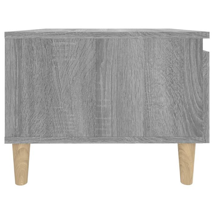 Table d'appoint Sonoma gris 50x46x35 cm Bois d'ingénierie - Photo n°8