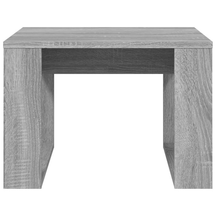 Table d'appoint Sonoma gris 50x50x35 cm Bois d'ingénierie - Photo n°5