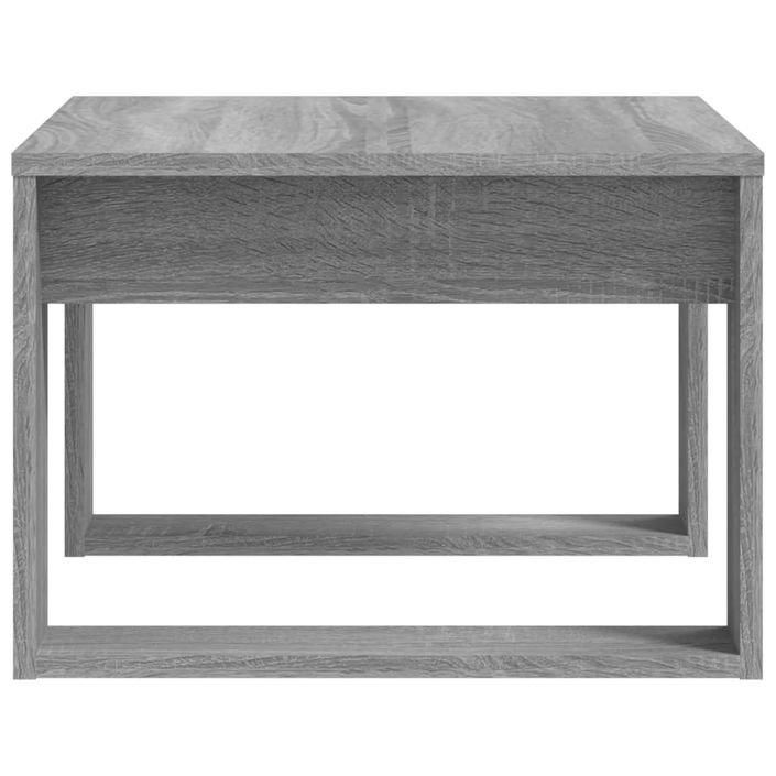 Table d'appoint Sonoma gris 50x50x35 cm Bois d'ingénierie - Photo n°6