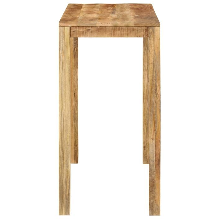 Table de bar 112x55x108 cm Bois de manguier massif - Photo n°3