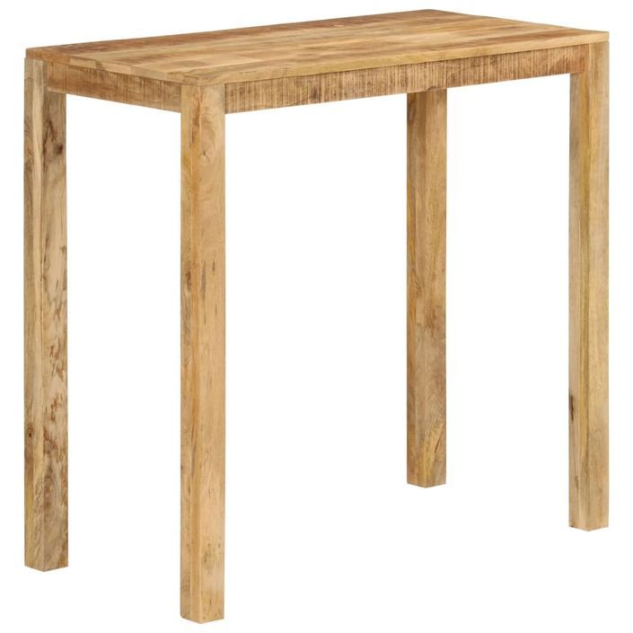 Table de bar 112x55x108 cm Bois de manguier massif - Photo n°11