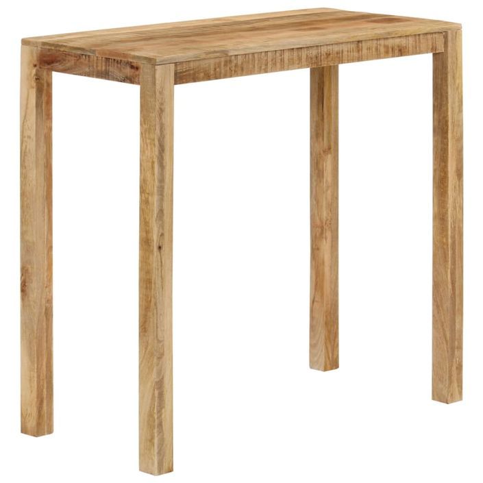 Table de bar 112x55x108 cm Bois de manguier massif - Photo n°12