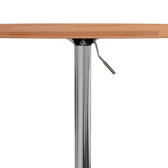 Table de bar Ø50x90,5 cm bois massif de hêtre - Photo n°11