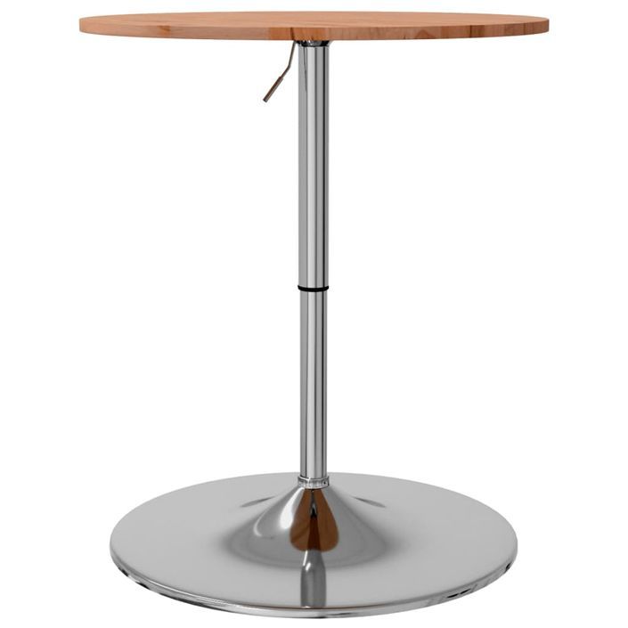 Table de bar Ø60x89,5 cm bois massif de hêtre - Photo n°7