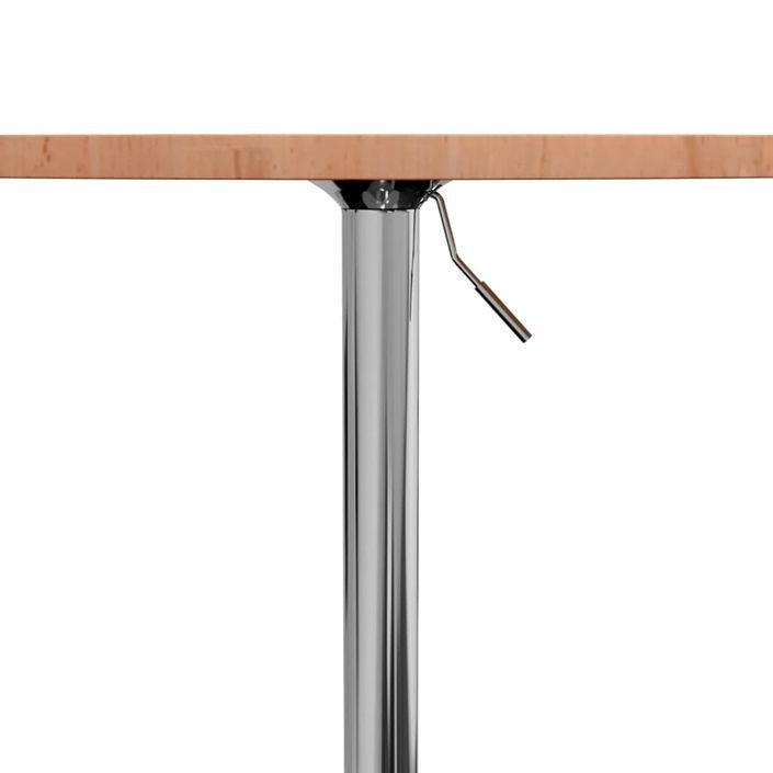 Table de bar Ø60x89,5 cm bois massif de hêtre - Photo n°11