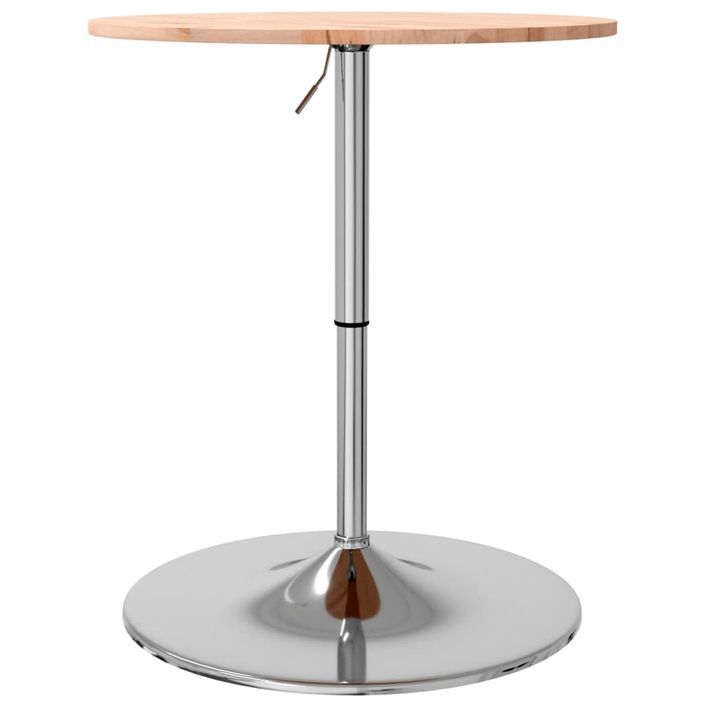 Table de bar Ø60x89,5 cm bois massif de hêtre - Photo n°7