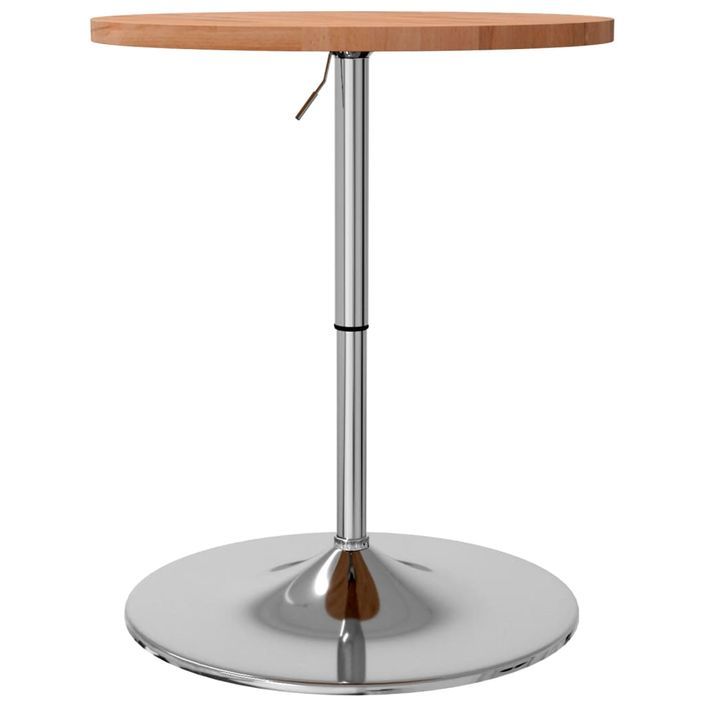 Table de bar Ø60x90,5 cm bois massif de hêtre - Photo n°7