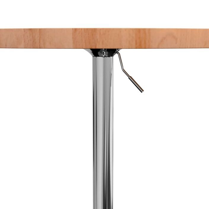 Table de bar Ø60x90,5 cm bois massif de hêtre - Photo n°11