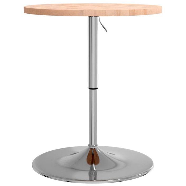 Table de bar Ø60x90,5 cm bois massif de hêtre - Photo n°5