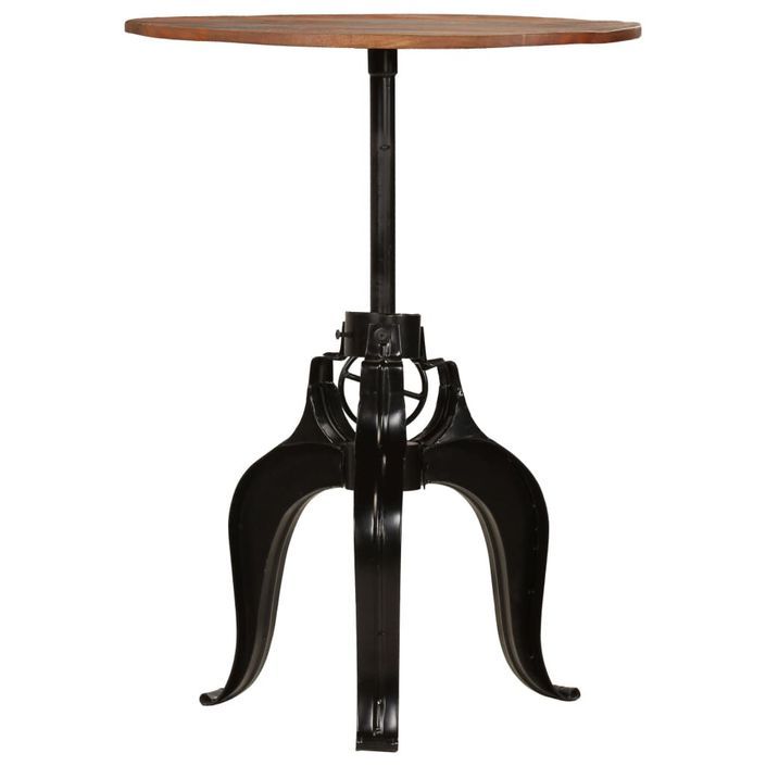 Table de bar Bois de récupération massif 75 x (76-110) cm - Photo n°2