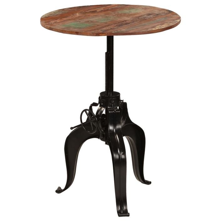 Table de bar Bois de récupération massif 75 x (76-110) cm - Photo n°4