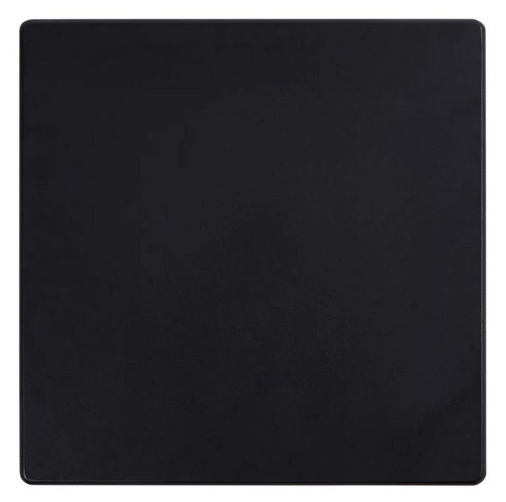Table de bar carrée bois et pieds métal noir Anivu 60 cm - Photo n°3