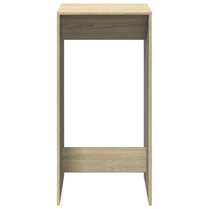 Table de bar chêne sonoma 51x50x103,5 cm bois d'ingénierie - Photo n°4