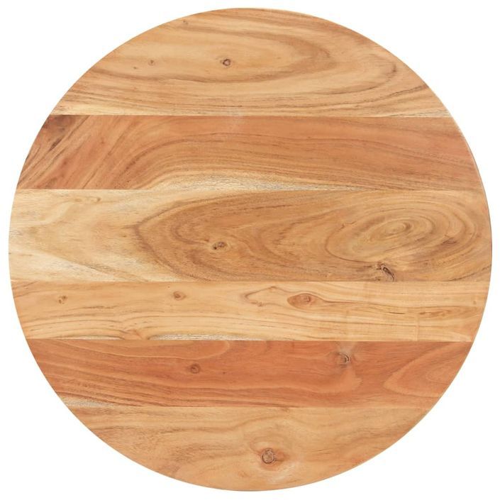 Table de bistro Ø60x76 cm Bois d'acacia massif - Photo n°4