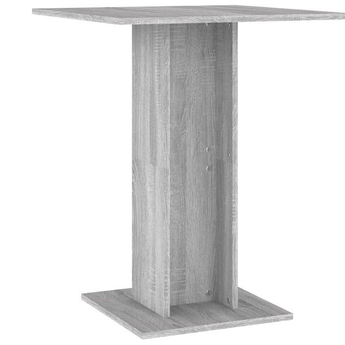 Table de bistro Sonoma gris 60x60x75 cm Bois d'ingénierie - Photo n°1