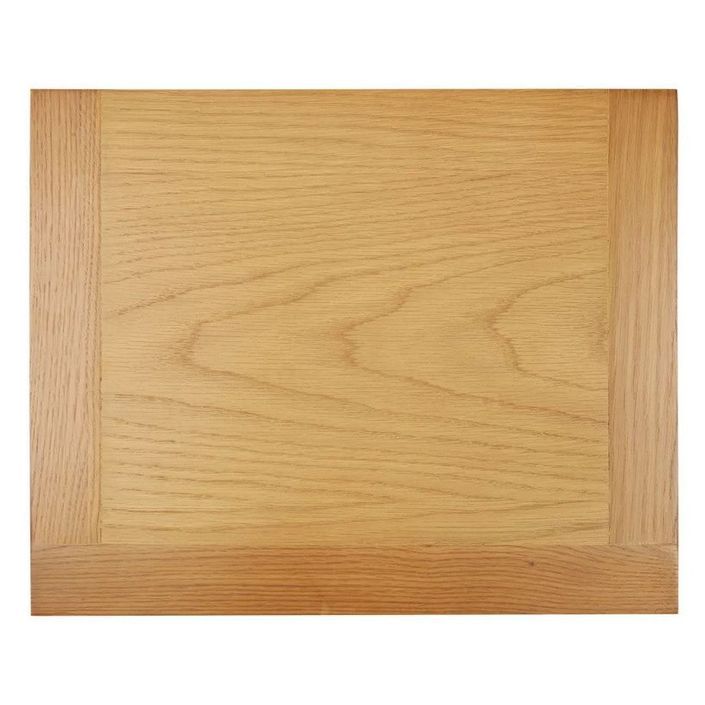 Table de chevet 1 tiroir chêne clair et pin massif blanc Pokan - Photo n°4