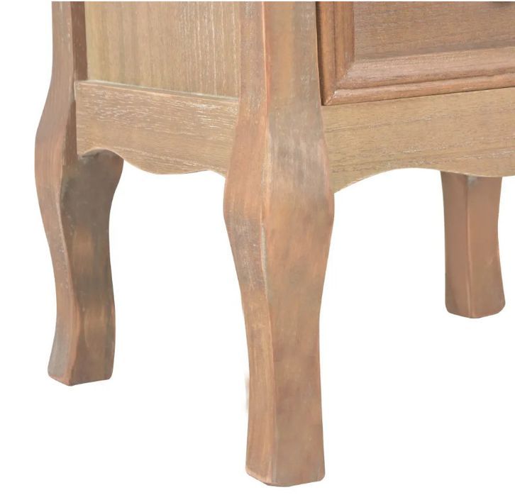 Table de chevet 2 tiroirs bois clair Naomie - Lot de 2 - Photo n°8