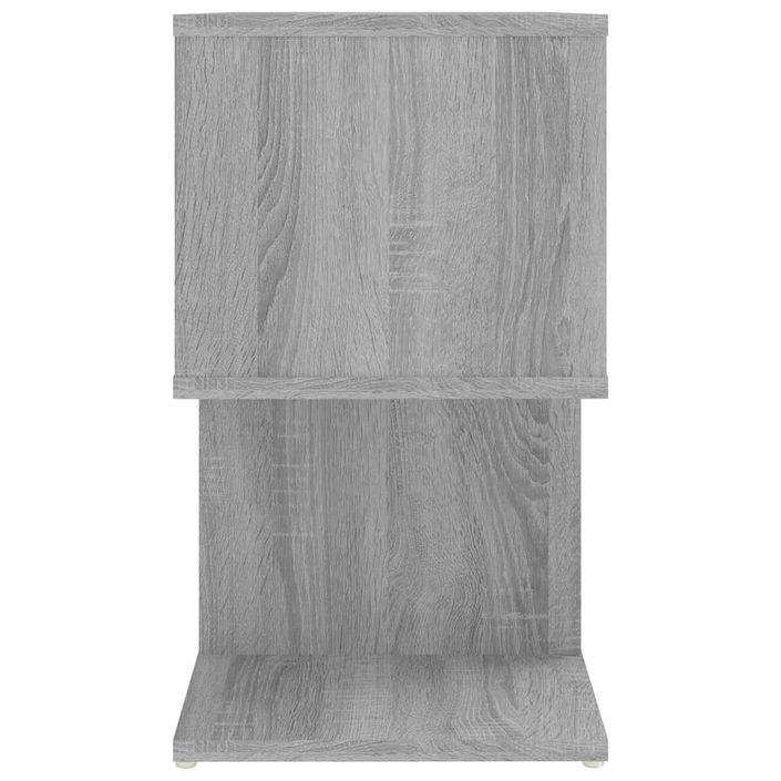 Table de chevet 2pcs Sonoma gris 50x30x51,5cm Bois d'ingénierie - Photo n°7